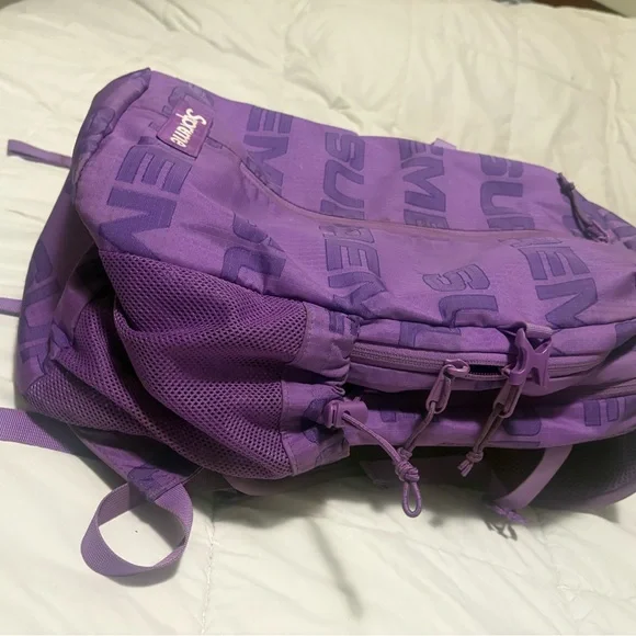 Supreme Purple Backpack - Picture 4 of 10